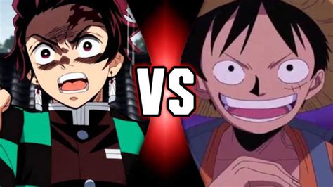 Monkey D Luffy Vs Tanjiro Kamado By Cobeeking On Deviantart