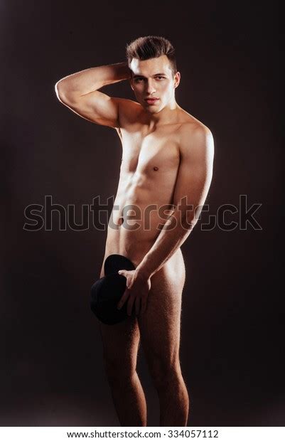 Nude Man Covering Private Part Hat Stock Photo 334057112 Shutterstock