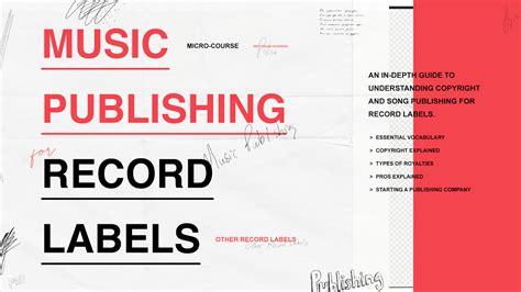 Music Publishing For Record Labels The 2022 Definitive Guide