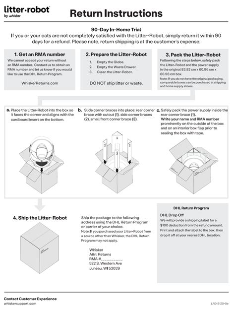 Litter-Robot 3 Return Instructions