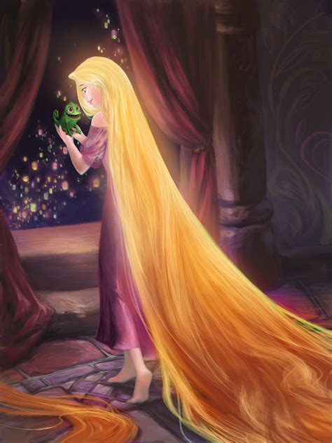 Tangled Rapunzel Black Hair