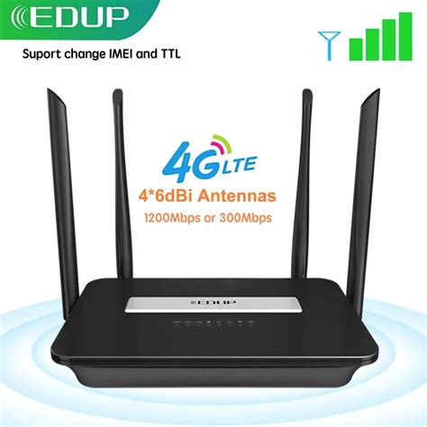 Edup G Lte Router Mbps Or Mbps Home Hotspot G Wifi Router Rj