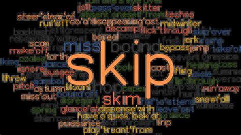 Skip Synonyms And Related Words What Is Another Word For Skip