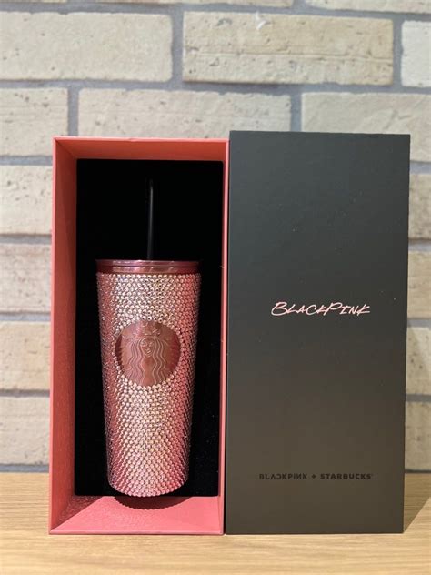 Starbucks X BLACKPINK Bling Cold Cup 16oz Luxury Accessories On