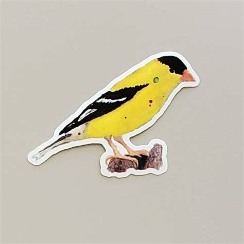 Bird Stickers Bird Vinyl Stickers Bird Painting Bird | Etsy