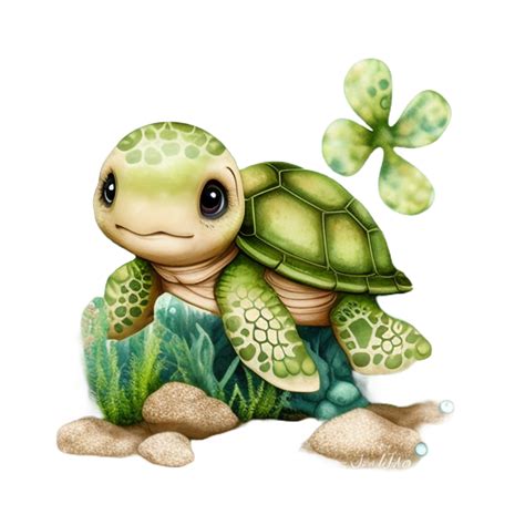 Cute Sea Turtle Clip Art