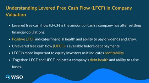 Levered Free Cash Flow Definition Examples And Formula Wall Street Oasis