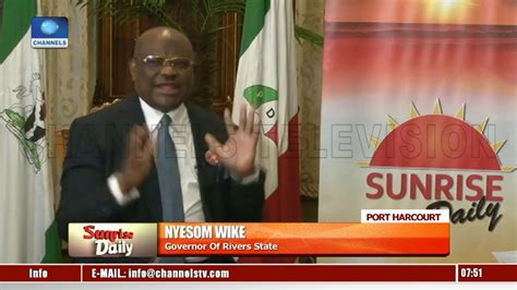 2019 Elections Wike Accuses Inec Police Of Compromise Pt2 Sunrise