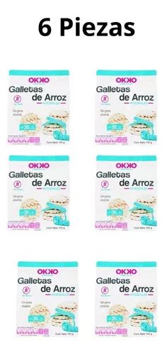 Galletas De Arroz Integrales G Okko Superfoods Pack Cuotas Sin