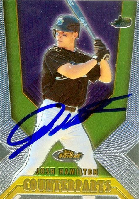 Josh Hamilton autographed Baseball Card (Tampa Bay Rays, SC) 2000 Topps ...