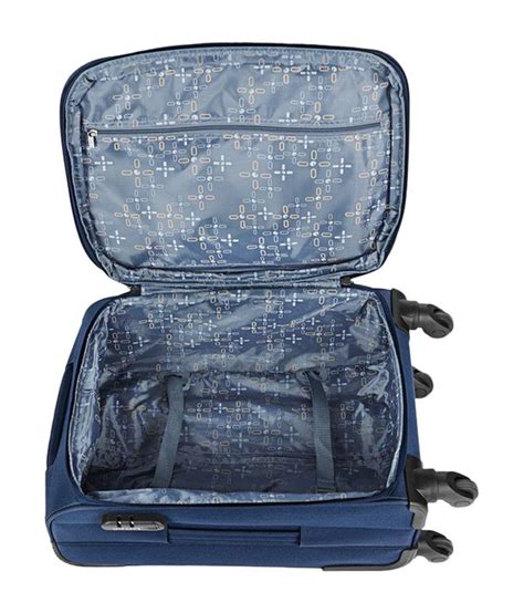 Safari Small Below 60 Cm 4 Wheel Soft Blue Korrekt Luggage Trolley