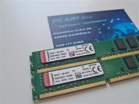Kingston KVR16N11/8 16GB (2x8GB) DDR3, PC3 12800, 1600 MHz - Račun/ R1