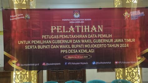 Pelatihan Pembentukan Ppdp Pilkada Tahun Di Balai Desa Kemlagi