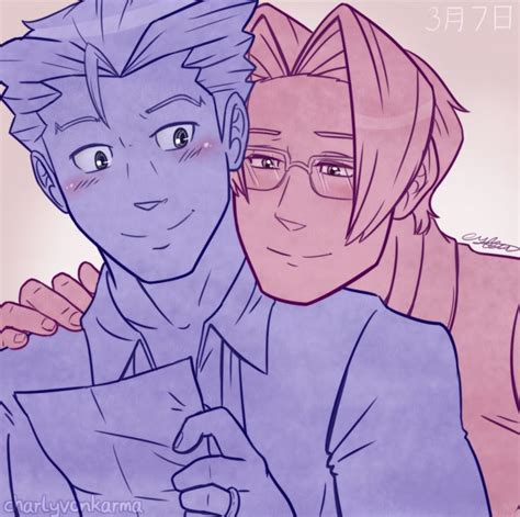 Pin By Yukiko Shi On Phoenix Wright Gay Art Phoenix Wright Anime