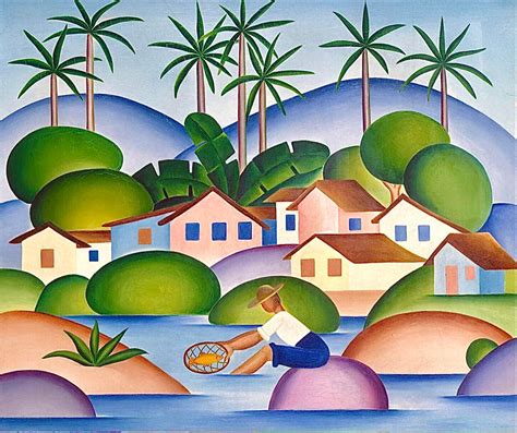 Solve O Pescador Tarsila Do Amaral Jigsaw Puzzle