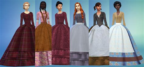 Nissasims Victorian Crinoline Dress Standalone Basegame Compatible