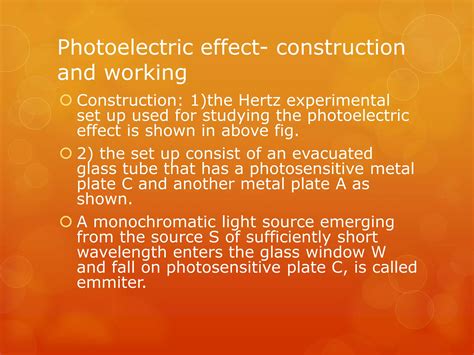 Photoelectric Effect Ppt Ppt