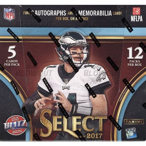 2017 Panini Select Football Hobby Box