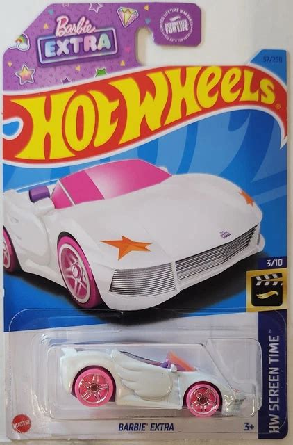 Hot Wheels Barbie Extra Hw Screen Time Convertible White Picclick Uk
