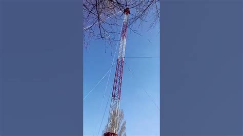 Выдвижная мачта Дон-2 .Установленная мачта .SAT*TELECOM. - YouTube