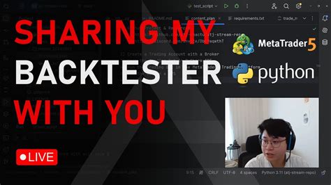 Sharing My Backtester With You Algo Trading In Python Livestream