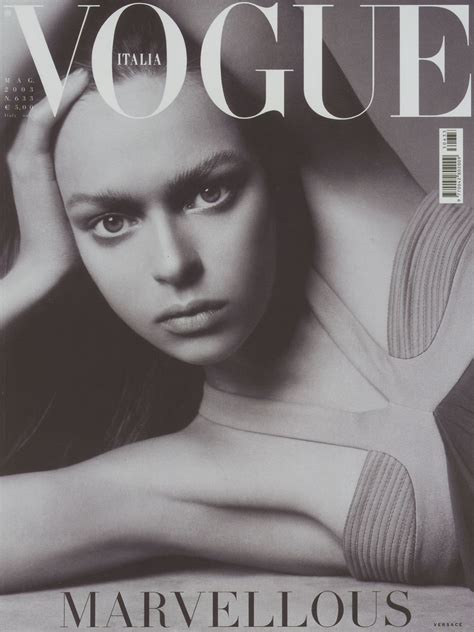 Elise Crombez Throughout The Years In Vogue Vogue Covers Steven