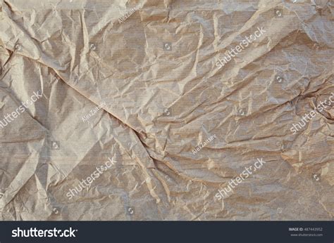 Texture Brown Crumpled Wrapping Paper Stock Photo Shutterstock