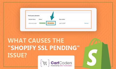 What Is Shopify Ssl Pending And How To Fix It