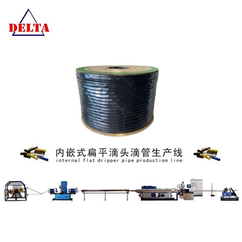 Flat Emitter Drip Irrigation Pipe Production Line Machine China Drip