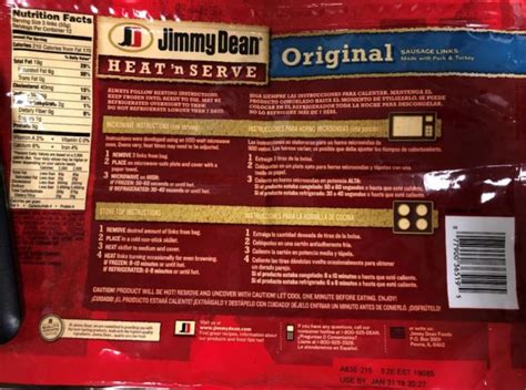 Jimmy Dean Recalls Ready-To-Eat Sausage Due To Metal Contamination | 12 ...