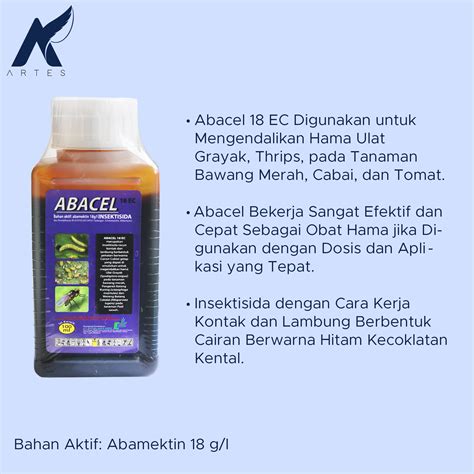 ABACEL 18 EC Insektisida Obat Racun Hama Ulat Grayak Tanaman 100 Ml