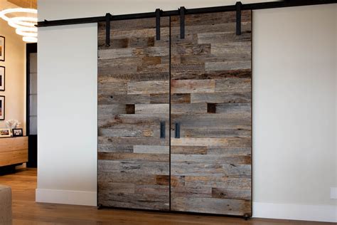 Bi Part Sliding Barn Door Porter Barn Wood