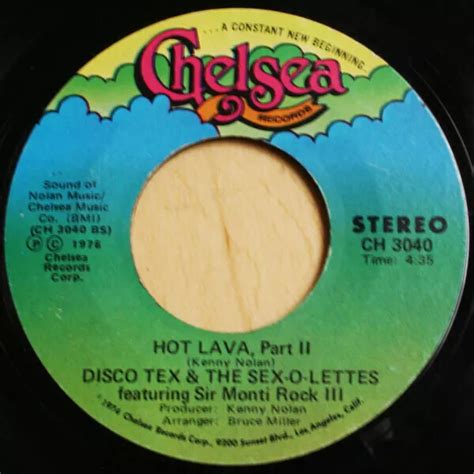 Disco Tex His Sex O Lettes Featuring Sir Monti Rock Iii Hot Lava Chelsea Re Eur Picclick De