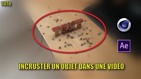 Comment incruster un objet dans une vidéo tutorial Cinema 4D YouTube