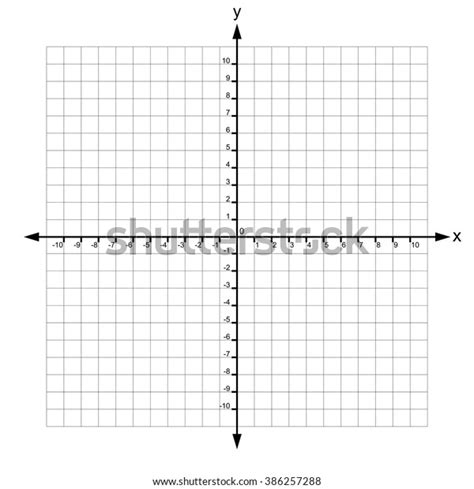 X Y Axis Numbers Vector Stock Vector (Royalty Free) 386257288