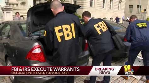 Fbi Irs Search Homes Offices In Baltimore Linked To Mayor Pugh Youtube