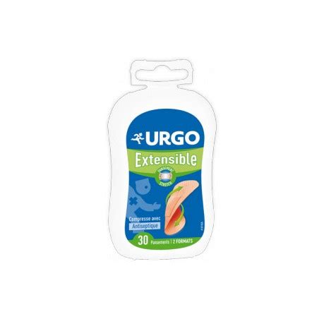 Urgo Extensible Pansements Avec Compresses Antiseptique Formats U