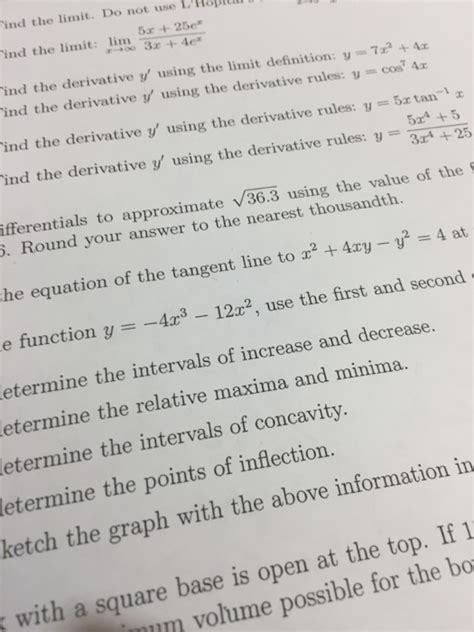 Solved Find The Limit Lim X Rightarrow Infinity 5x 25 Chegg