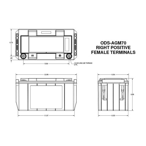 Odyssey Extreme Series Battery Ods Agm Pc