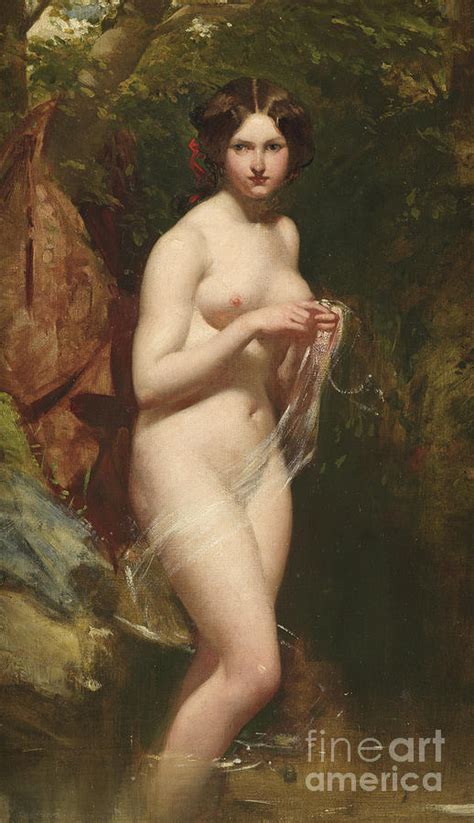 Bathing Nude Painting By William Etty Fine Art America