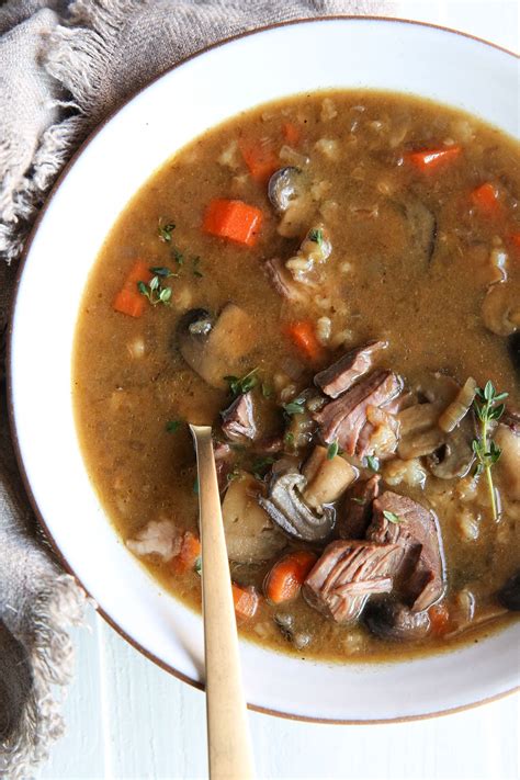Best Slow-Cooker Beef & Barley Soup Recipe-How To Make Slow-Cooker Beef