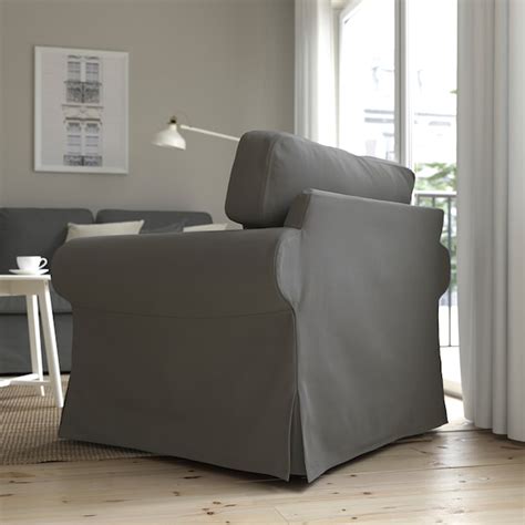 Ektorp Armchair Hakebo Dark Grey Ikea