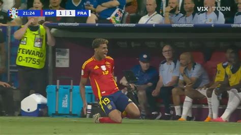 Golazo histórico Yamal la clava en el ángulo para el 1 1 de España