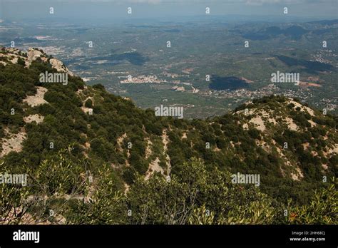 View Of Monistrol De Montserrat From Santa Maria De Montserrat Abbey