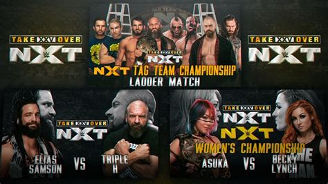 WWE TAKEOVER XXV REMAKE MATCH CARD PSD Y PARTES BY Jika YouTube