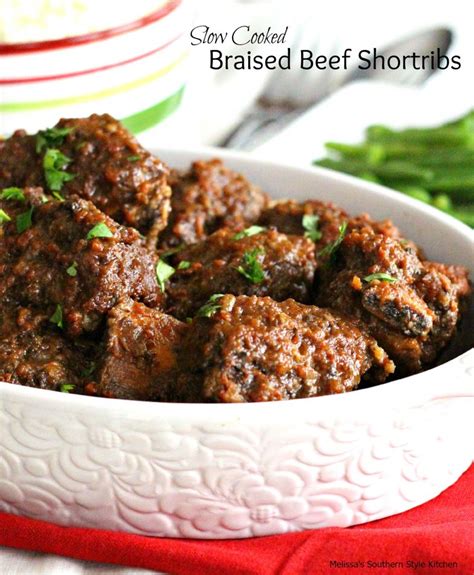 Slow Cooked Braised Beef Short Ribs Melissassouthernstylekitchen