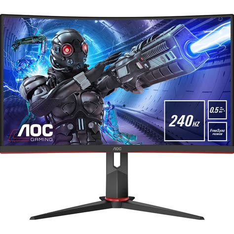 Монитор Gaming WLED VA AOC 27", Извит, 240Hz, 1ms, FreeSync ...