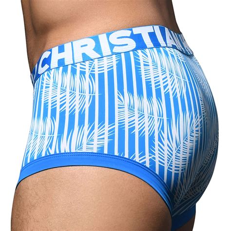 Andrew Christian Almost Naked Holiday Trunks Blue Inderwear