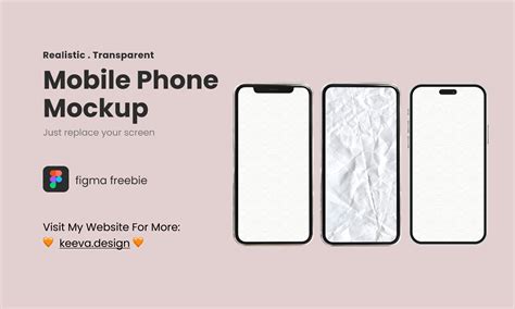 Mobile Phone Realistic Mockup Figma