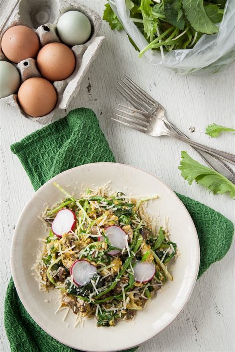 Mustard Greens And Egg Breakfast Skillet Fresh Harvest